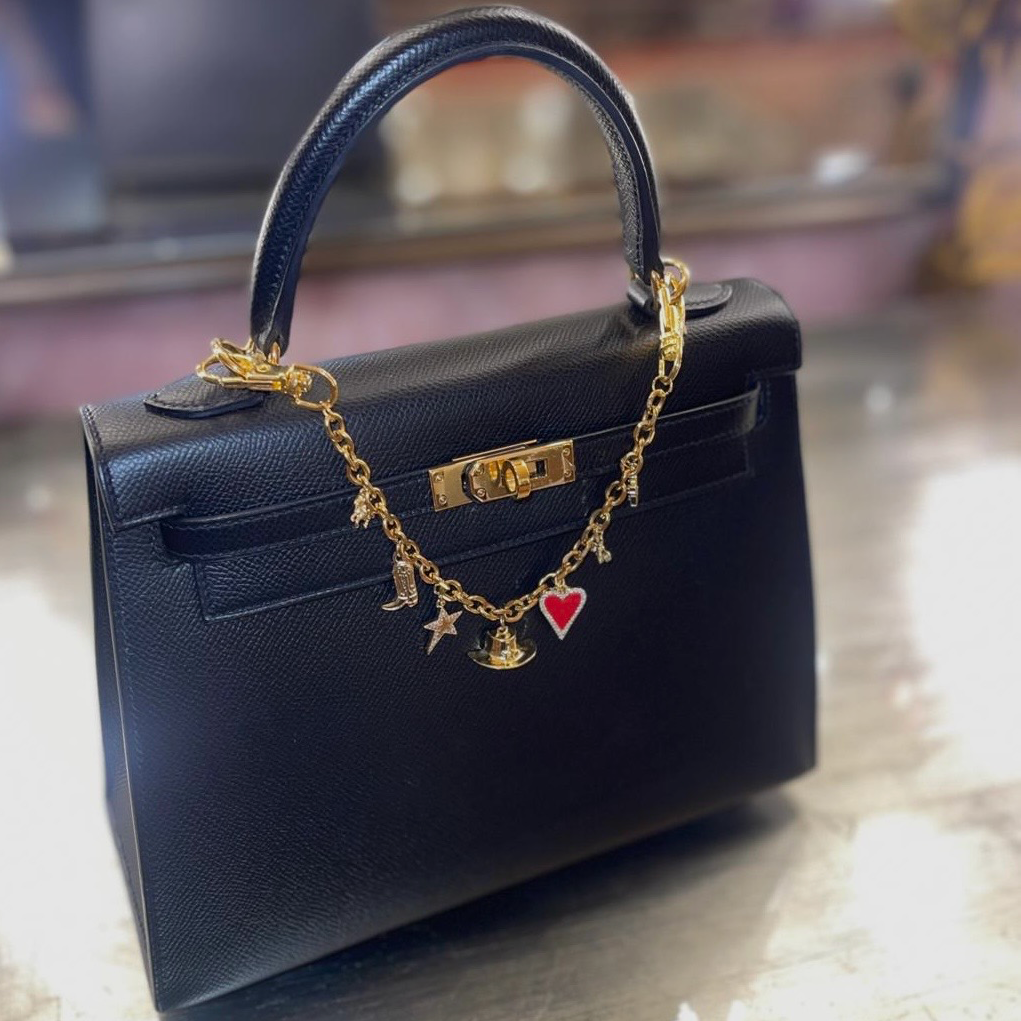 hermes kelly bag charm bag charms